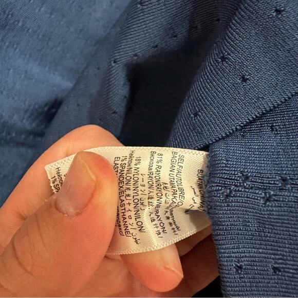 NWT mariam anna barska Blue Sexy Bodycon Maxi Dress Small - Picture 8 of 12